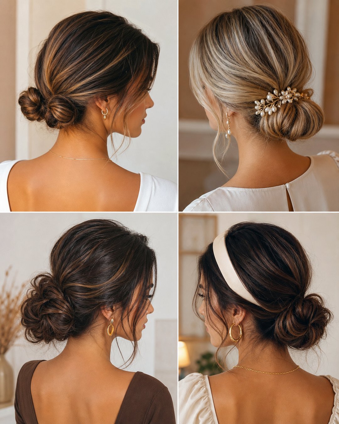 25 Low Bun Hairstyles for Long Hair Elegant Looks