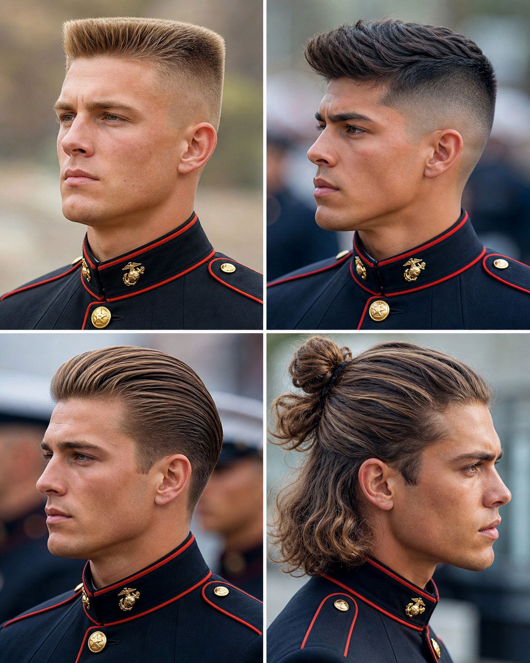 25 Marine Hairstyles for a Sharp Disciplined Look