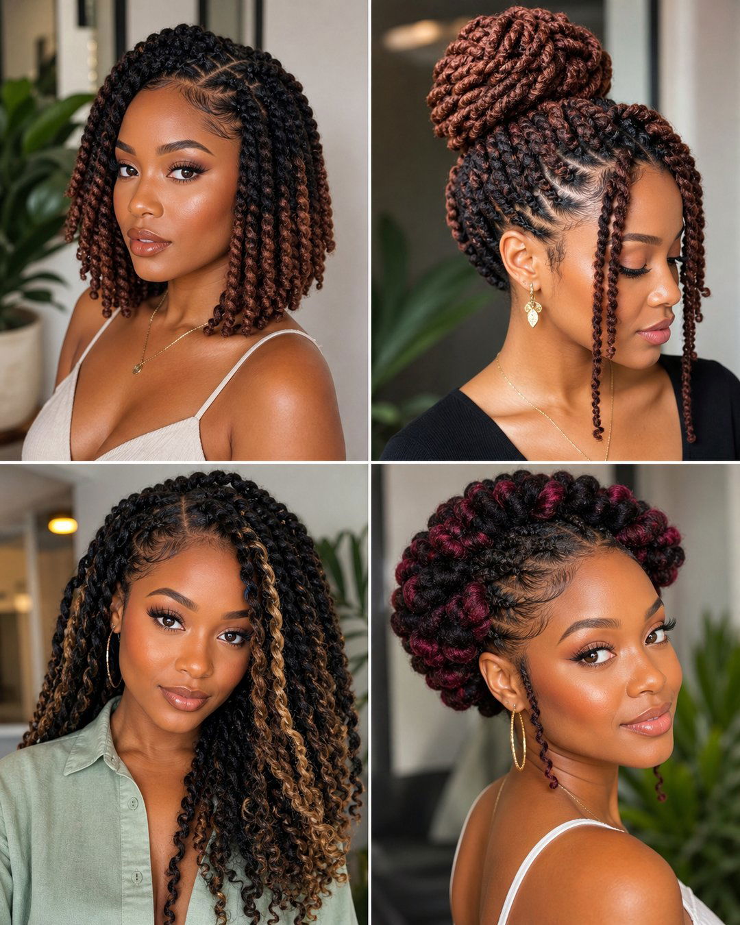 25 Marley Twist Hairstyles to Try for a Bold New Look