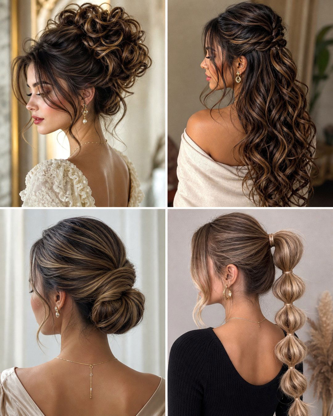 25 Masquerade Hairstyles for Long Hair Elegant Updos