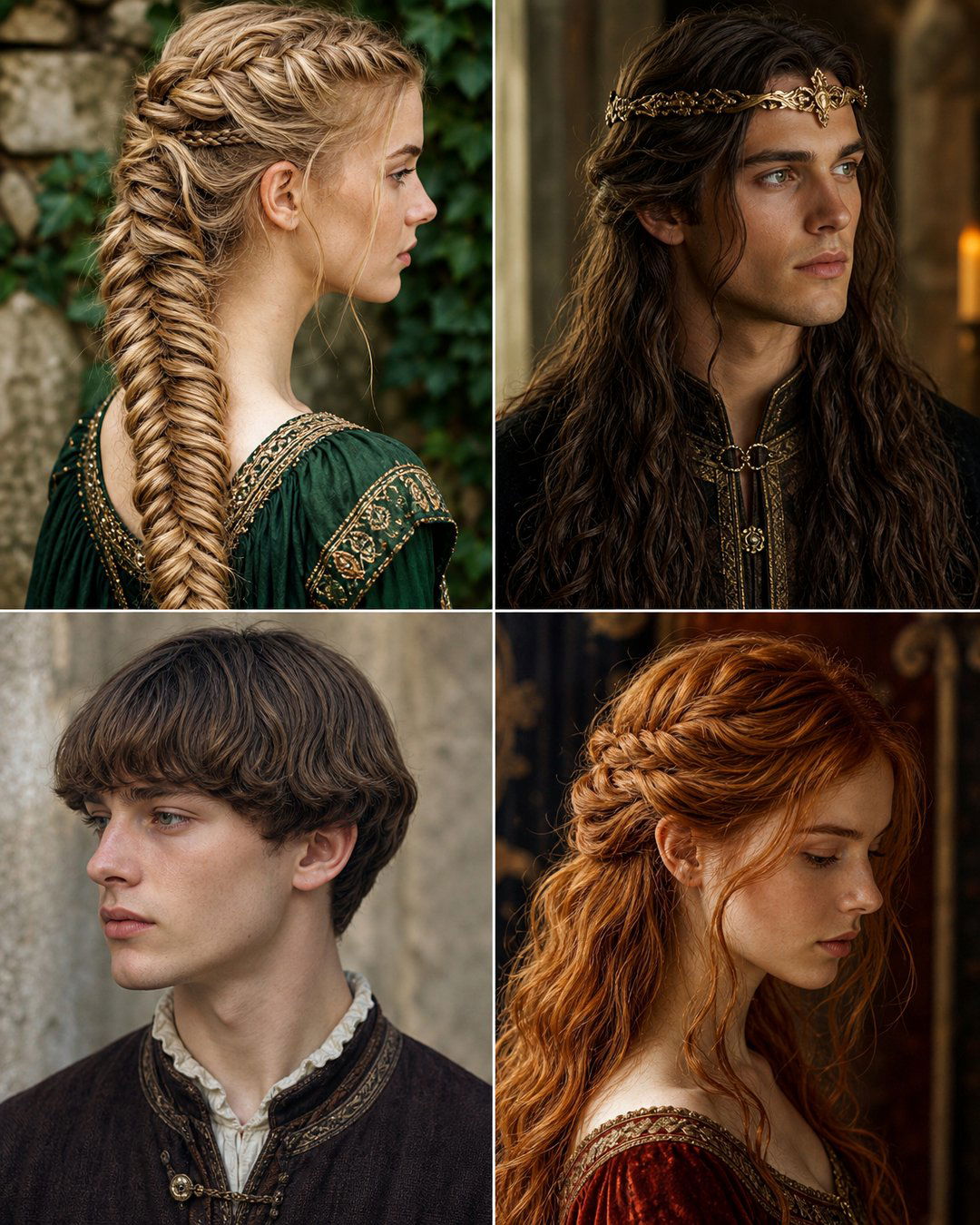 25 Medieval Hairstyles Timeless Looks From the Past