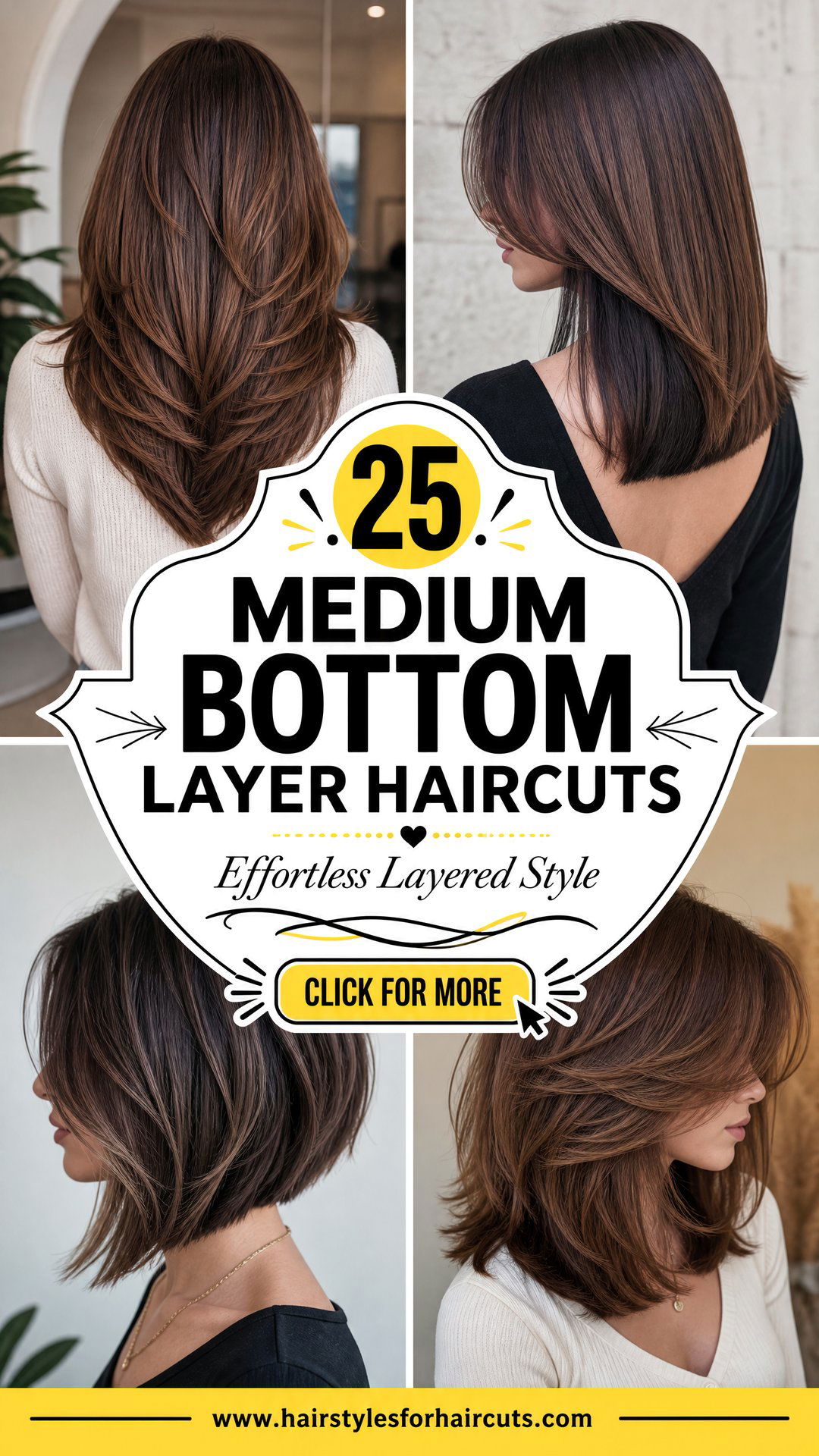 25 Medium Bottom Layer Haircuts for Effortless Style - 25 Medium Bottom Layer Haircuts for Effortless Style
