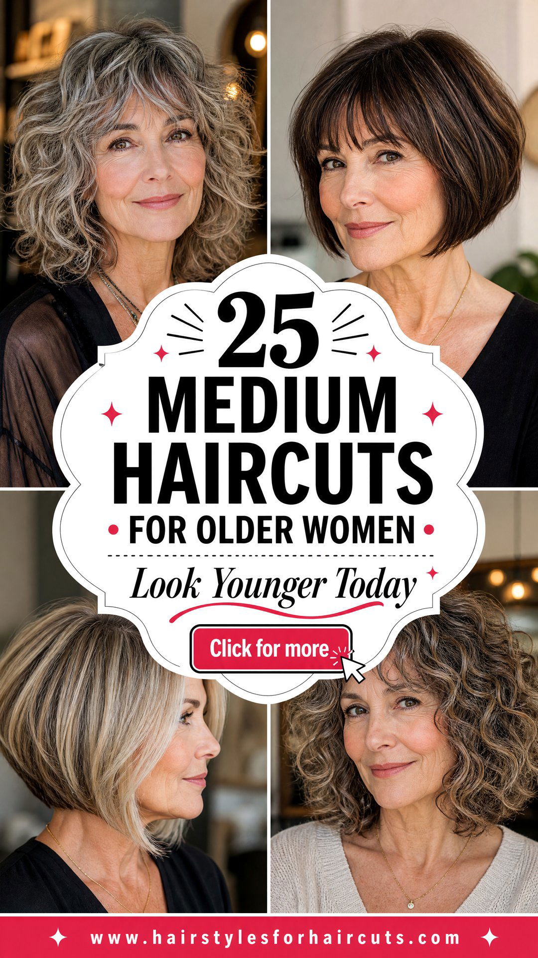 25 Medium Haircuts for Older Women to Look Younger - 25 Medium Haircuts for Older Women to Look Younger