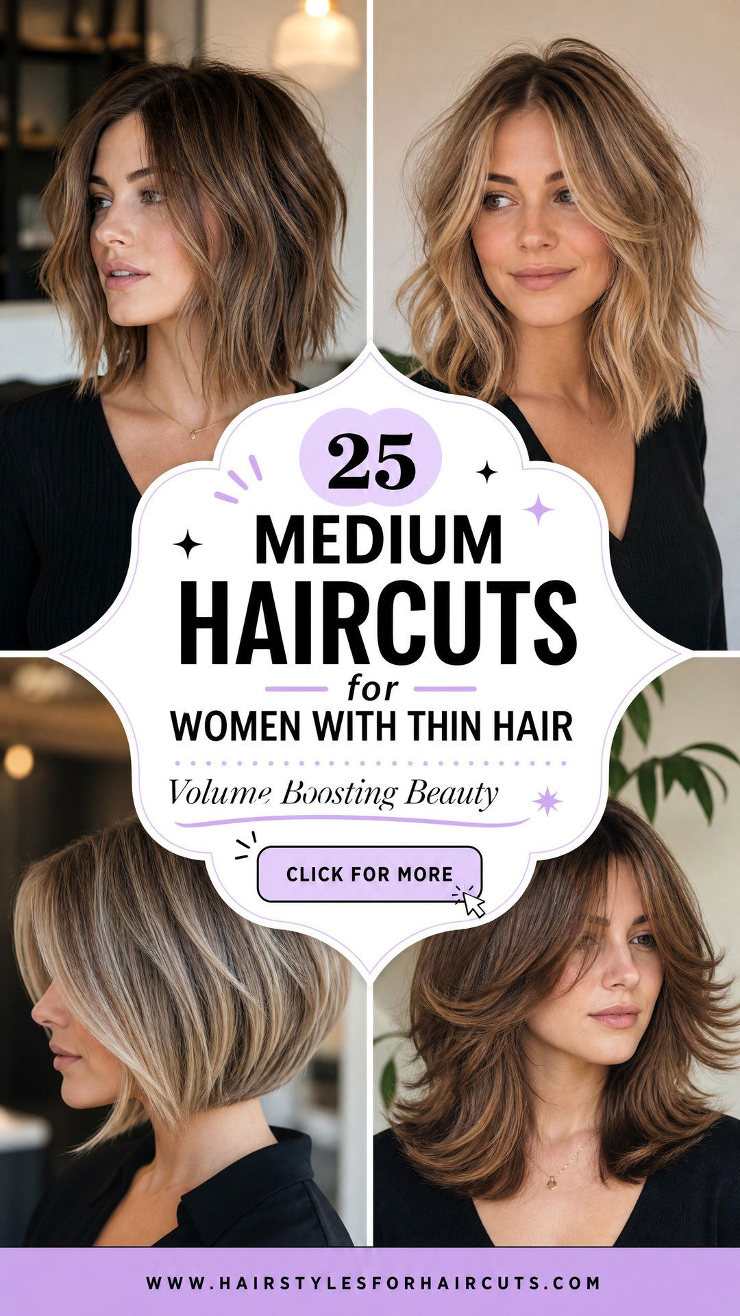 25 Medium Haircuts for Women With Thin Hair Volume - 25 Medium Haircuts for Women With Thin Hair Volume