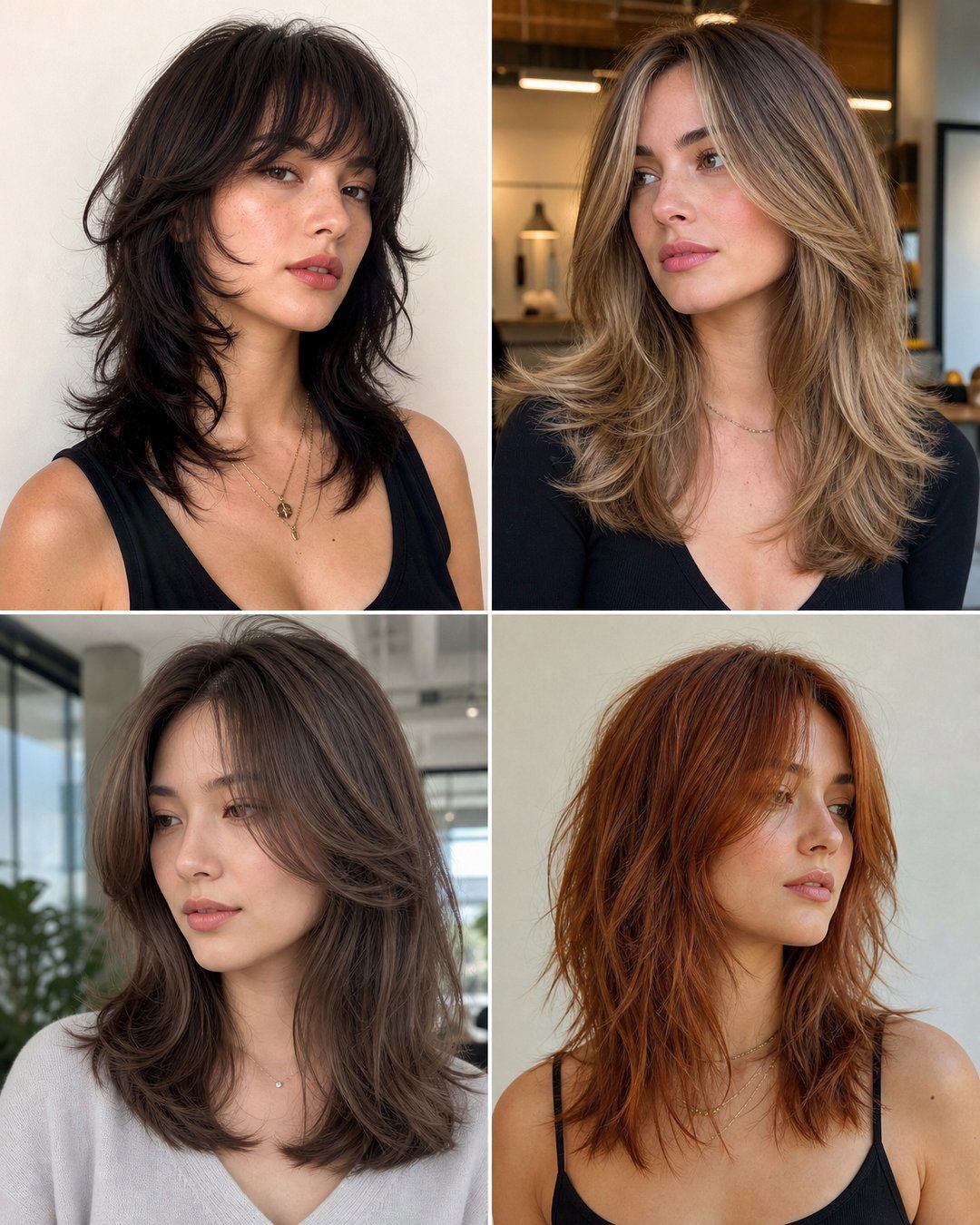 25 Medium Length Layered Hairstyles for Thin Hair