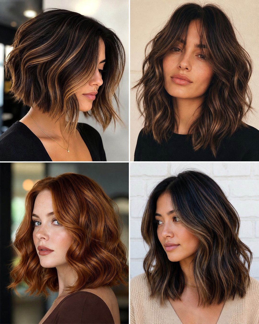 25 Medium Length Wavy Haircuts to Try This Season