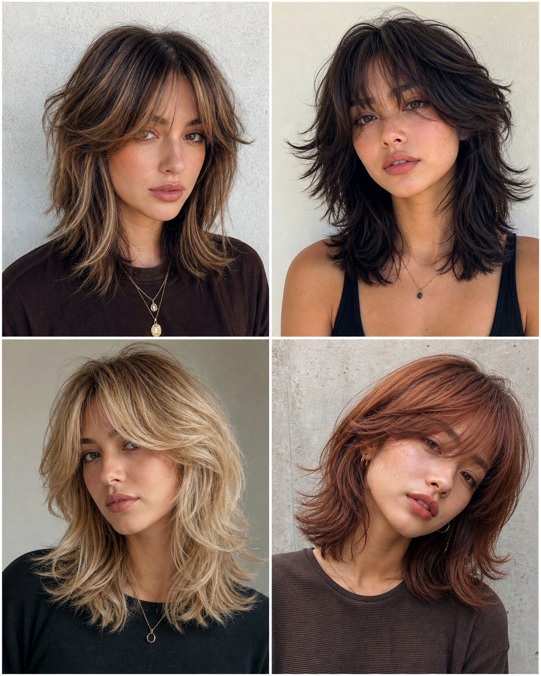 25 Medium Shag Haircuts for Effortless Style