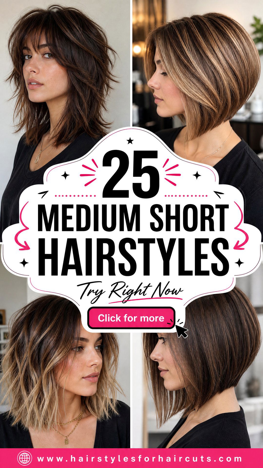 25 Medium Short Hairstyles for Women to Try Now - 25 Medium Short Hairstyles for Women to Try Now