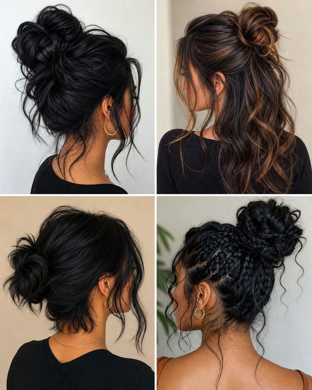 25 Messy Bun Hairstyles for Black Hair Chic and Easy