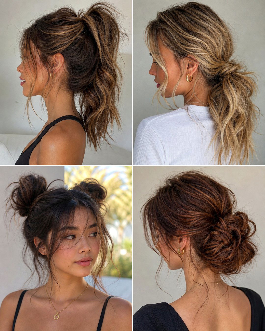 25 Messy Hairstyles Female Long Hair Chic Tousled Looks
