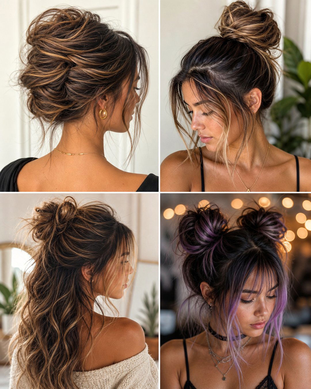 25 Messy Hairstyles Woman Will Love Chic and Effortless