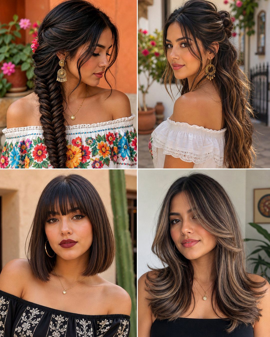 25 Mexican Hairstyles for Girls Cute and Cultural Looks