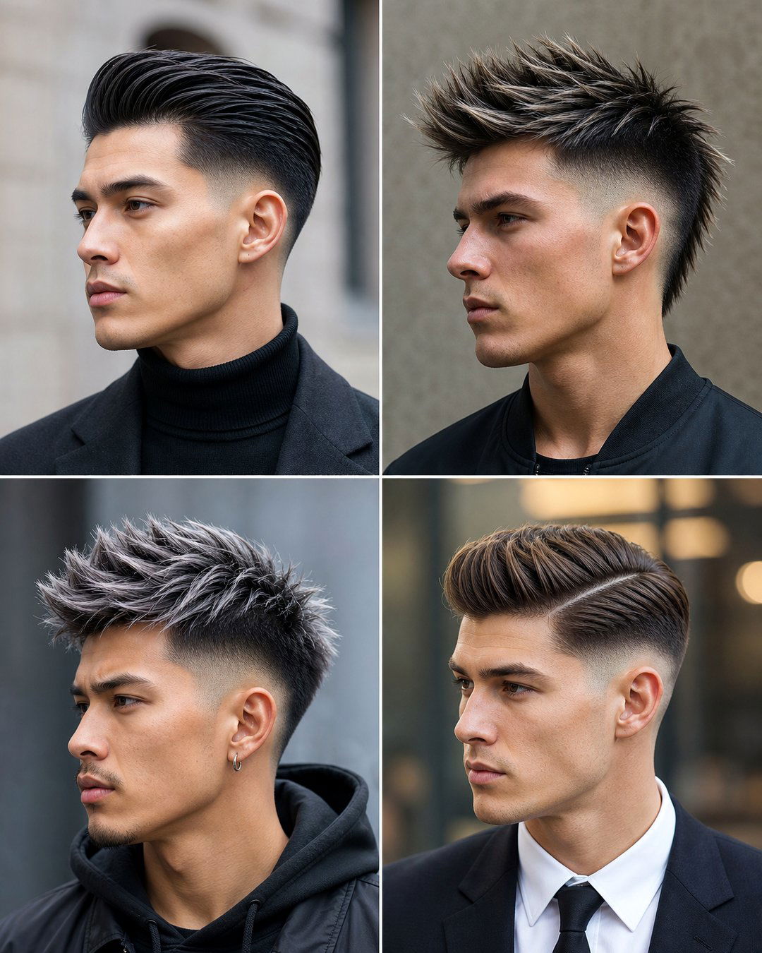 25 Mid Drop Fade Haircuts Straight Hair Sharp and Trendy