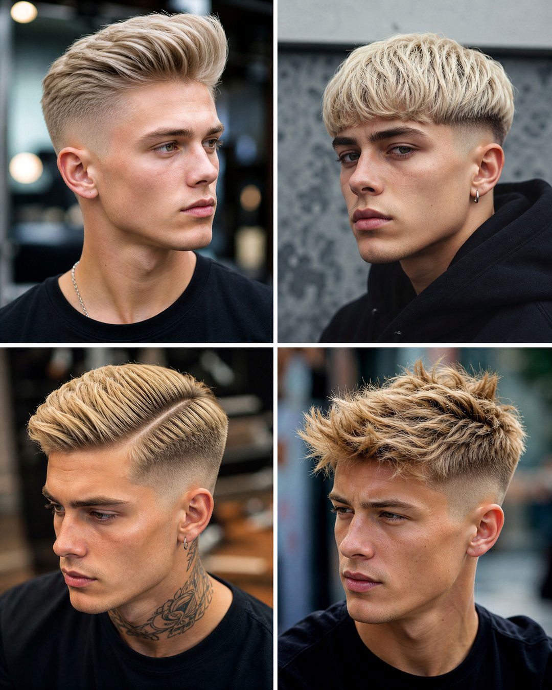 25 Mid Fade Haircuts Blonde Hair Sharp and Stylish Looks