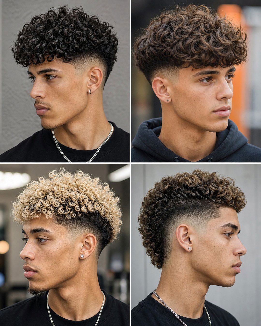 25 Mid Fade Haircuts Curly Hair Sharp and Stylish Looks