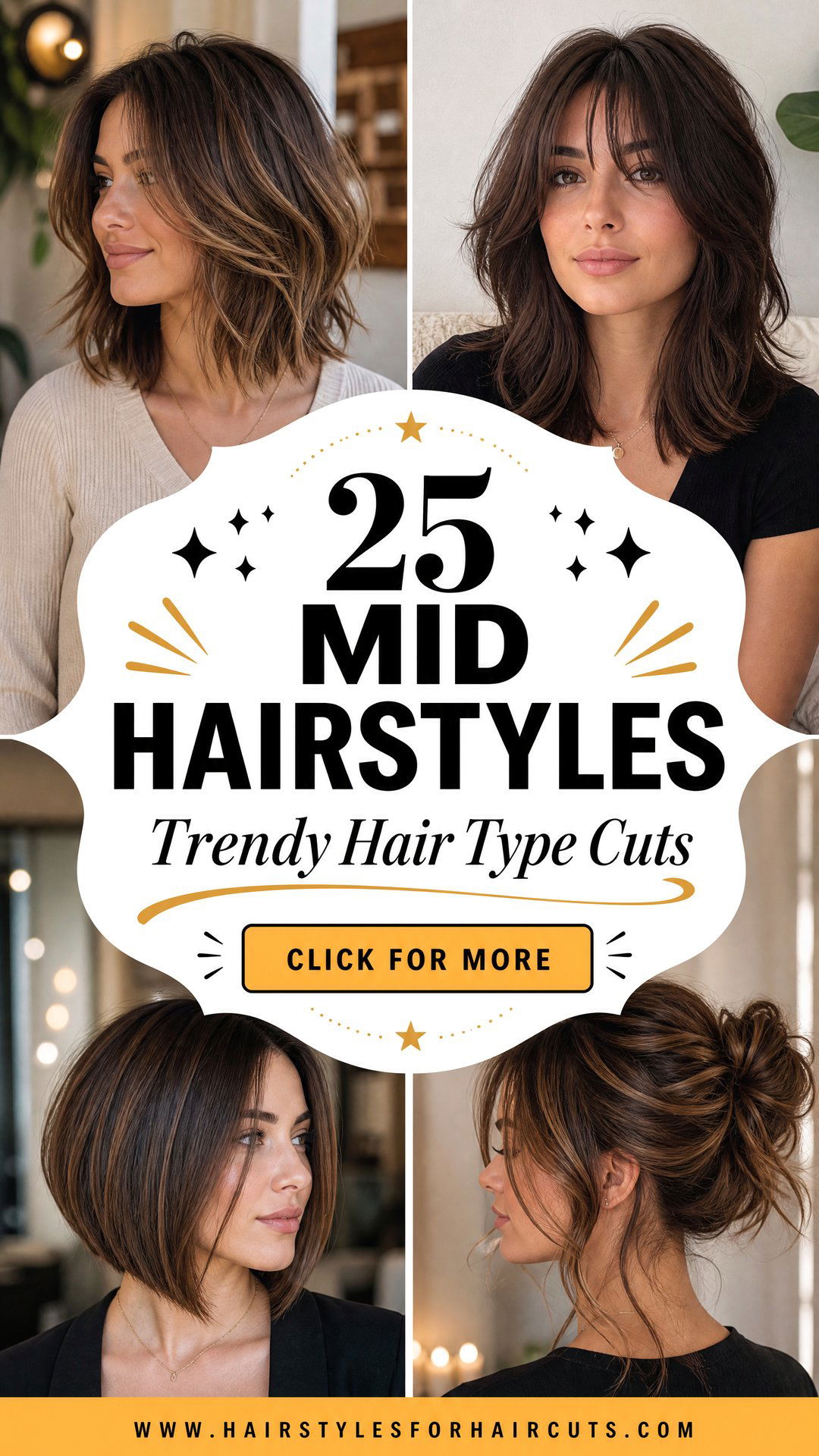 25 Mid Hairstyles Trendy Cuts for Every Hair Type - 25 Mid Hairstyles: Trendy Cuts for Every Hair Type