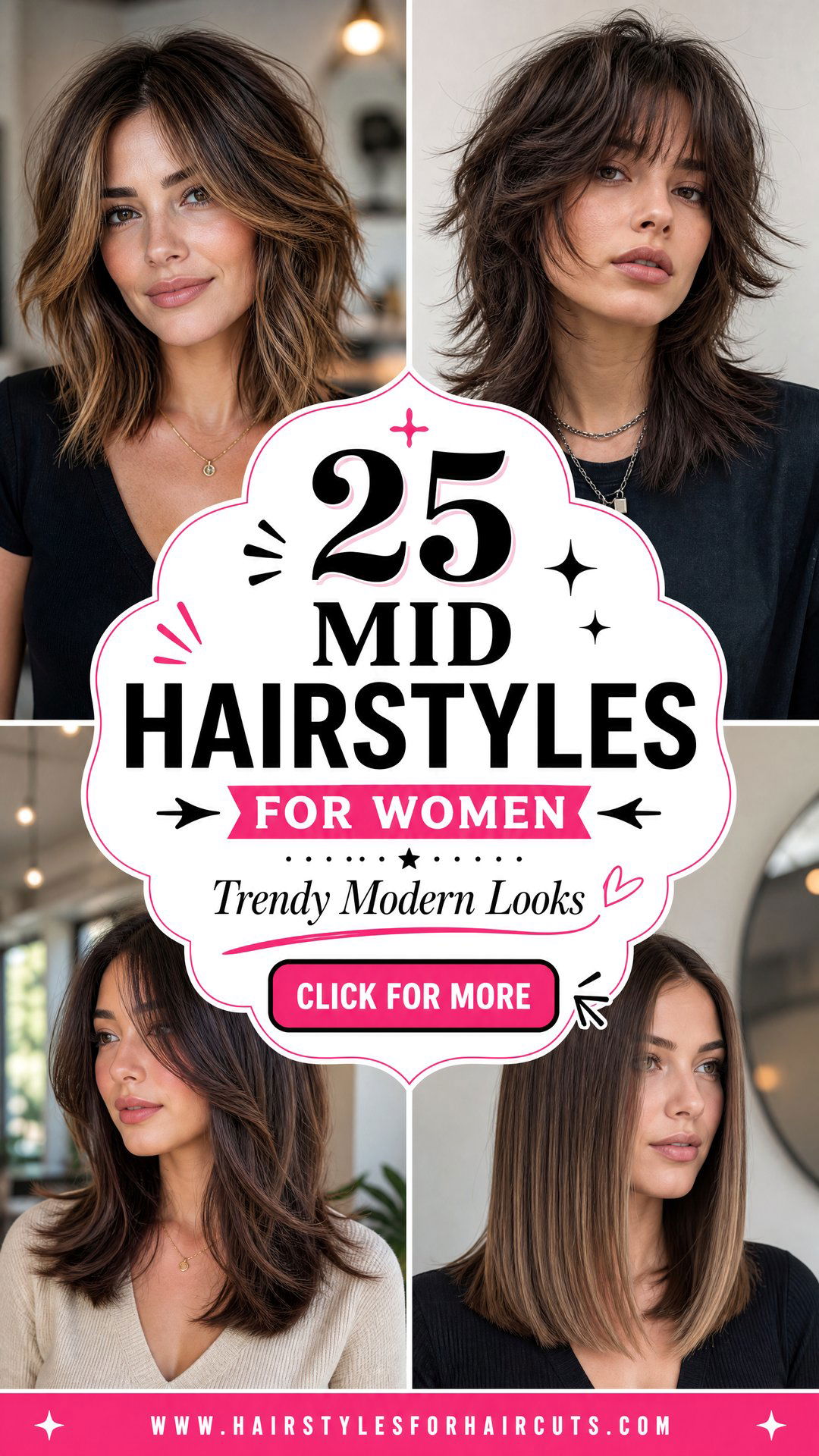 25 Mid Hairstyles for Women Trendy Looks to Try Now - 25 Mid Hairstyles for Women: Trendy Looks to Try Now