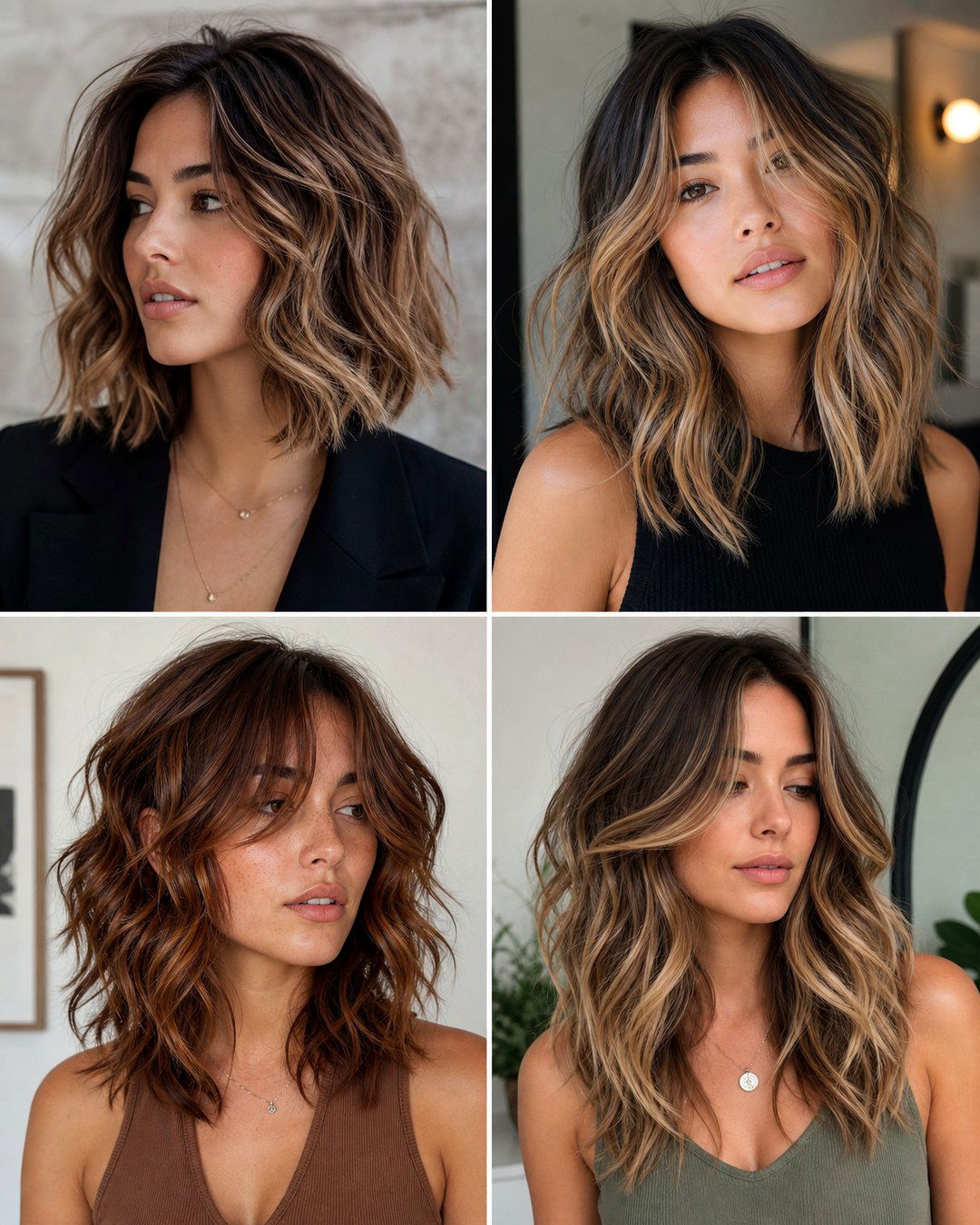 25 Mid Length Wavy Hairstyles for Effortless Beauty