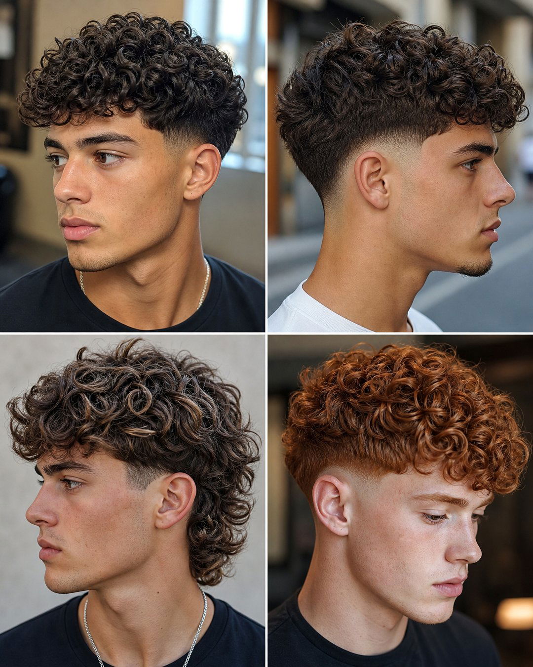 25 Mid Taper Haircuts Curly Hair Bold Styles for Men