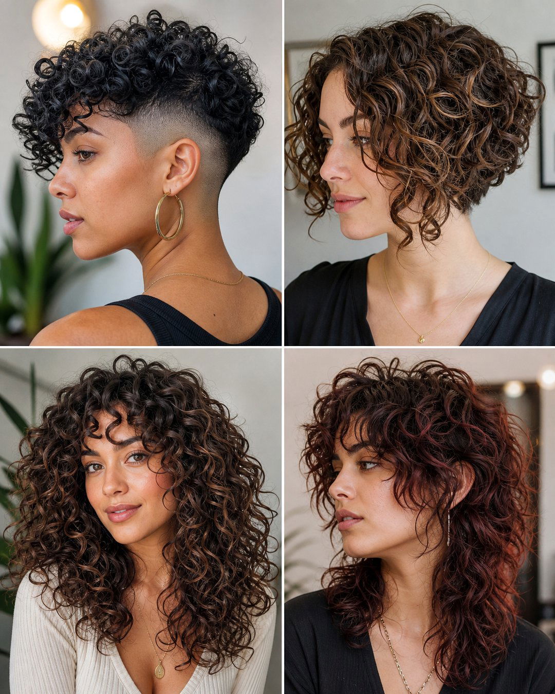 25 Mod Haircuts for Curly Hair Trendy and Stylish Looks