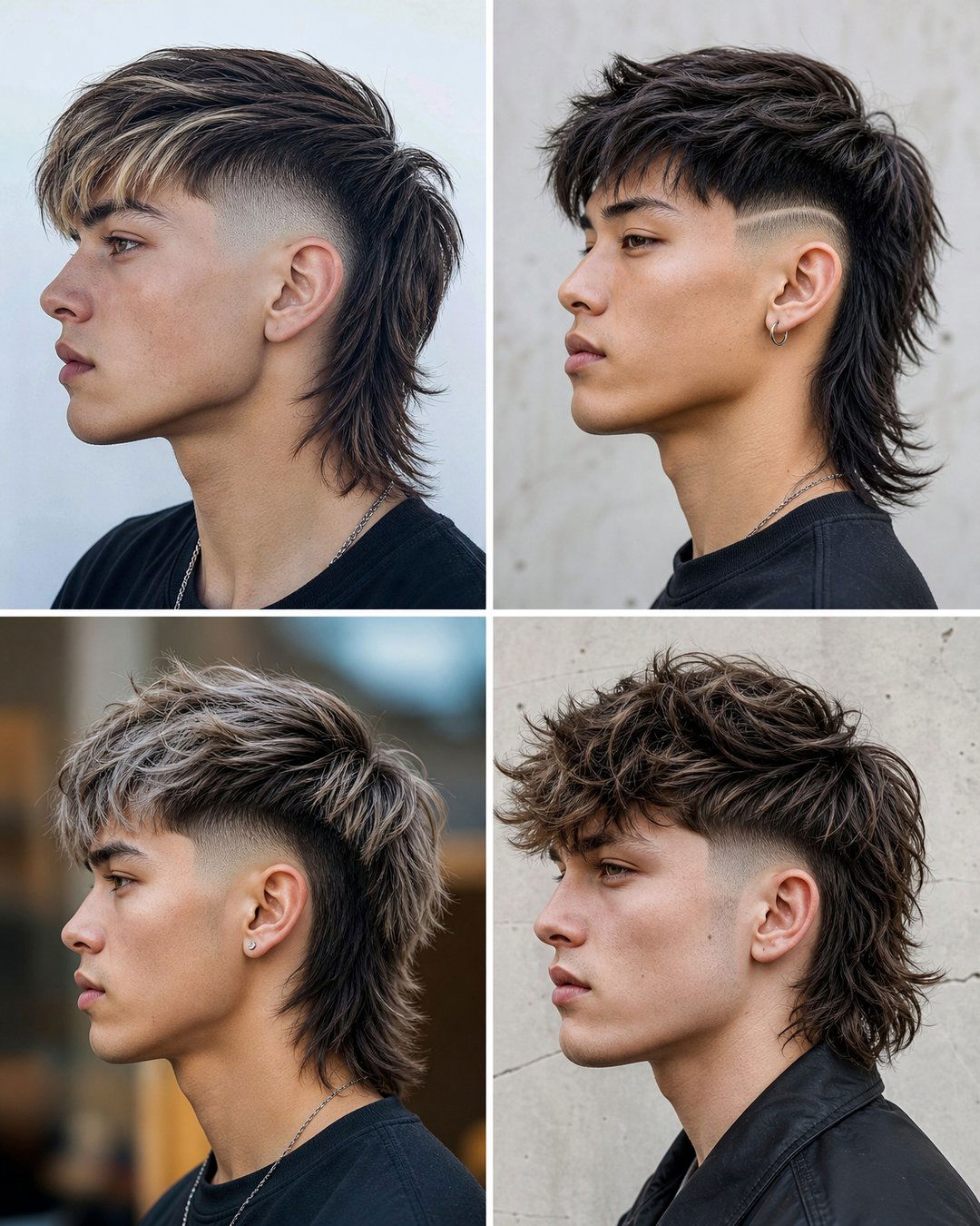 25 Mullet Fade Haircuts Straight Hair Bold Modern Styles
