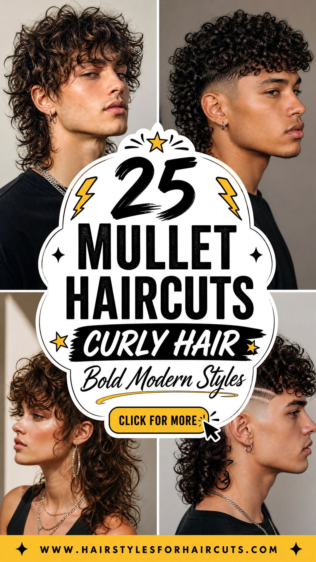 25 Mullet Haircuts Curly Hair Bold Modern Styles - 25 Mullet Haircuts Curly Hair: Bold Modern Styles