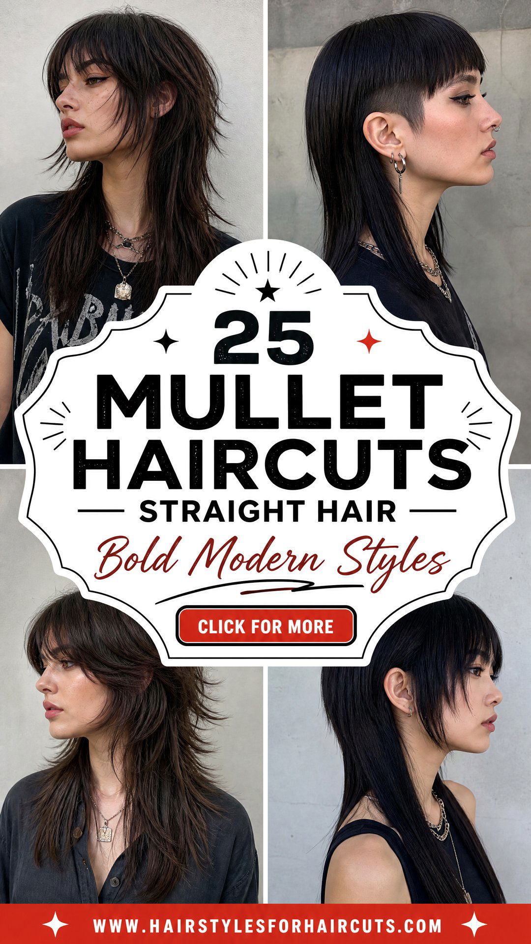 25 Mullet Haircuts Straight Hair Bold Modern Styles - 25 Mullet Haircuts Straight Hair: Bold Modern Styles