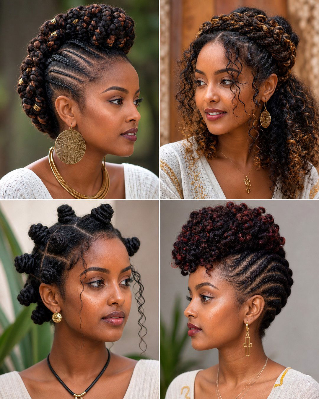 25 Natural Fashion Ethiopian Hairstyles to Inspire