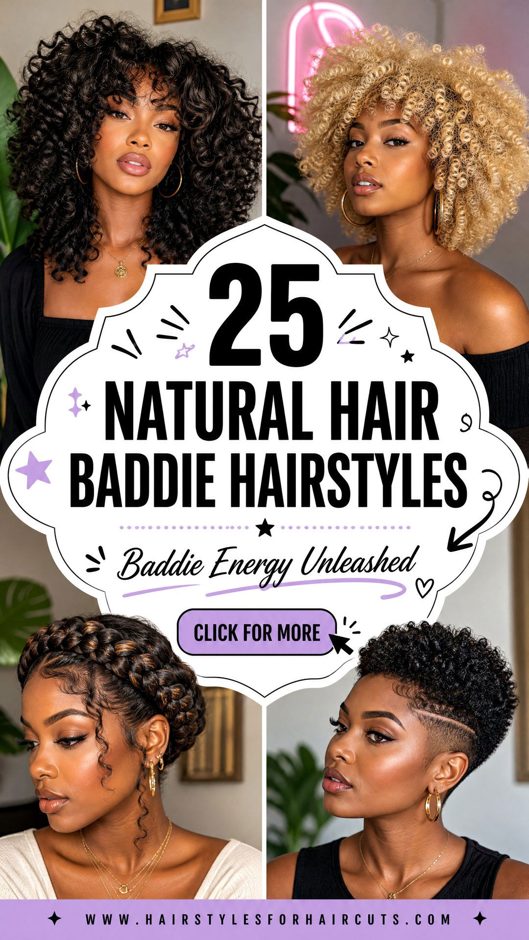 25 Natural Hair Baddie Hairstyles Black Girl Loves - 25 Natural Hair Baddie Hairstyles Black Girl Loves