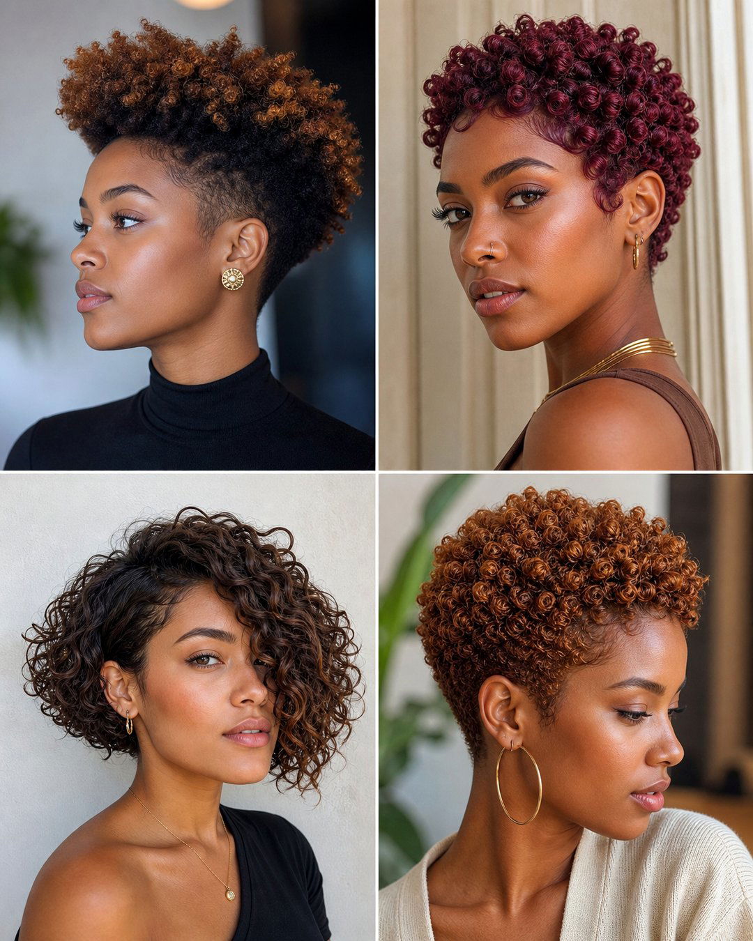 25 Natural Hair Hairstyles for Short Hair Ideas