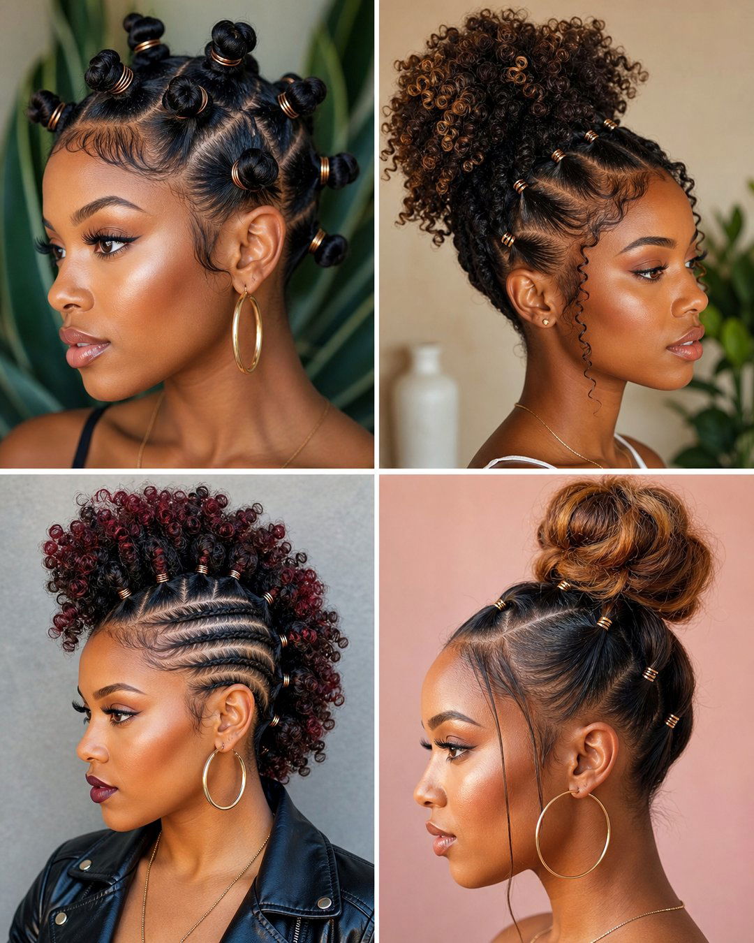 25 Natural Hairstyles With Rubber Bands to Try