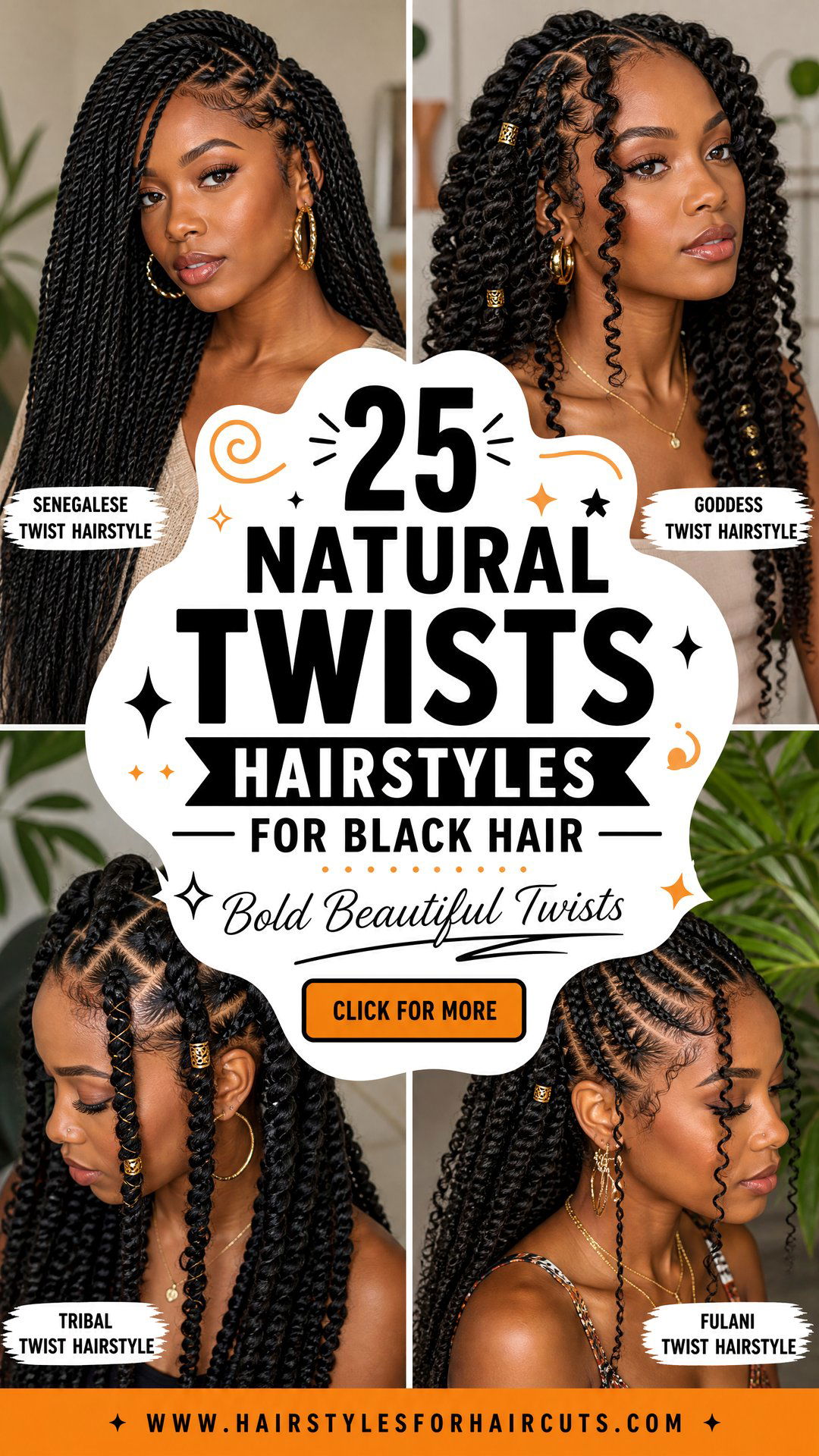 25 Natural Twists Hairstyles for Black Hair to Try - 25 Natural Twists Hairstyles for Black Hair to Try