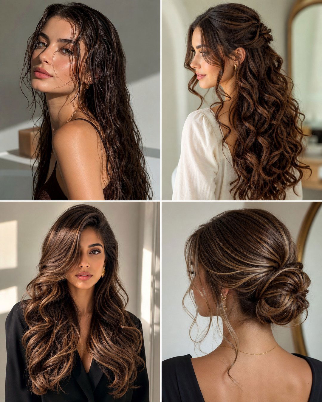 25 Night Out Club Hairstyles for Long Hair Hot Looks