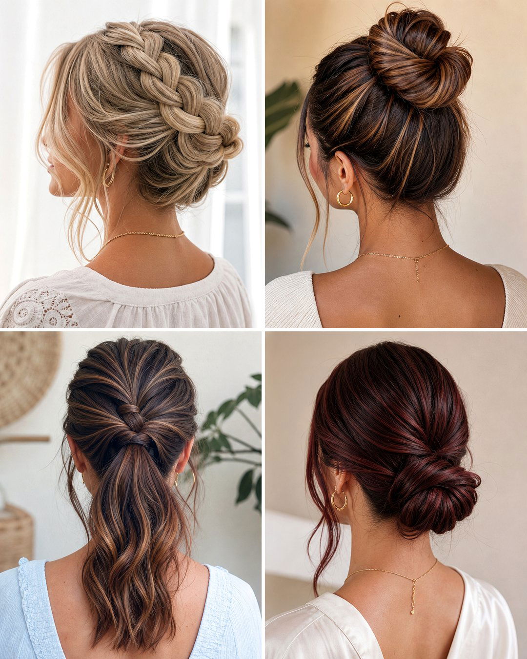 25 No Heat Hairstyles for Medium Length Hair Easy Looks