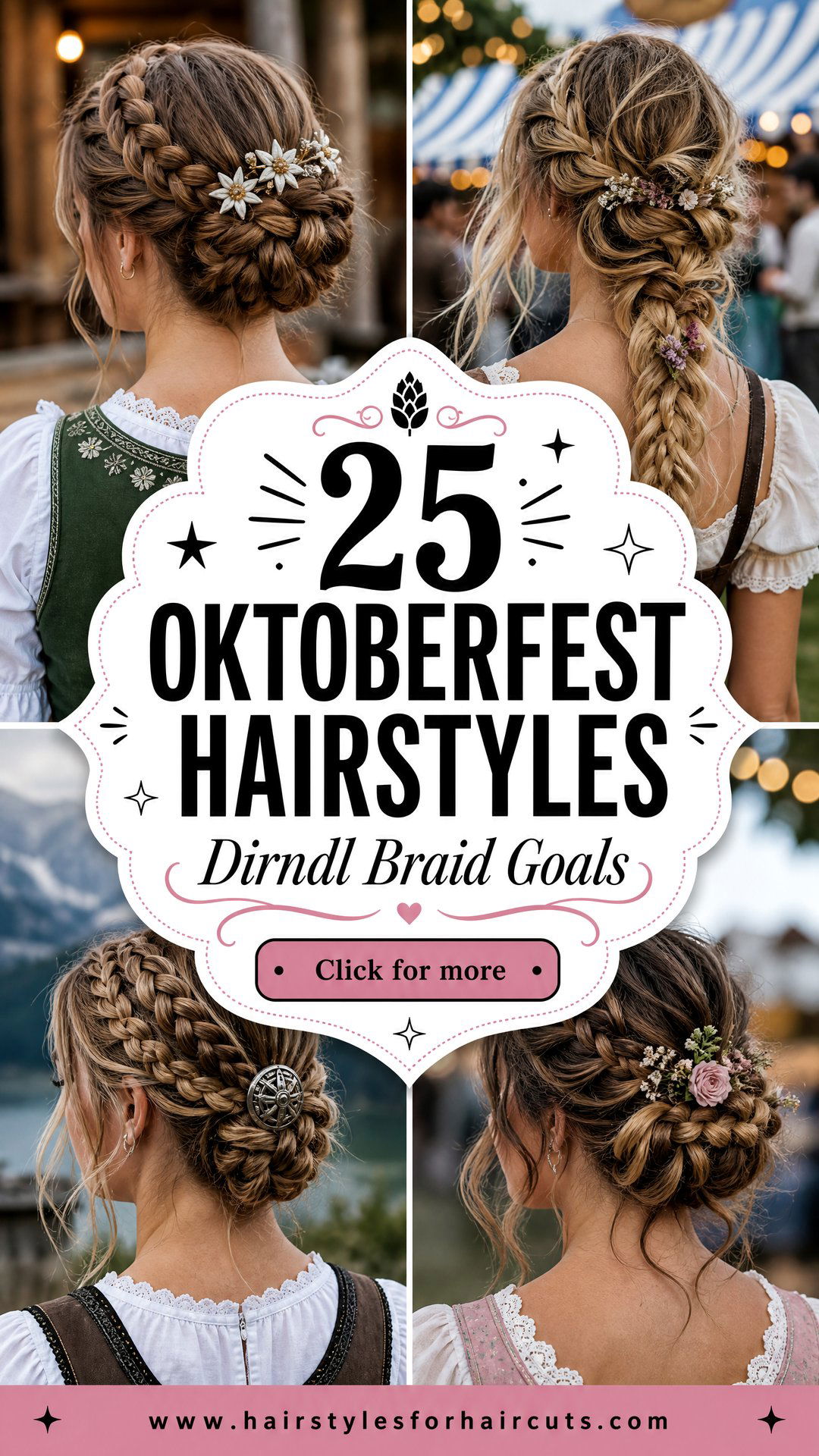 25 Oktoberfest Hairstyles to Rock With Your Dirndl - 25 Oktoberfest Hairstyles to Rock With Your Dirndl