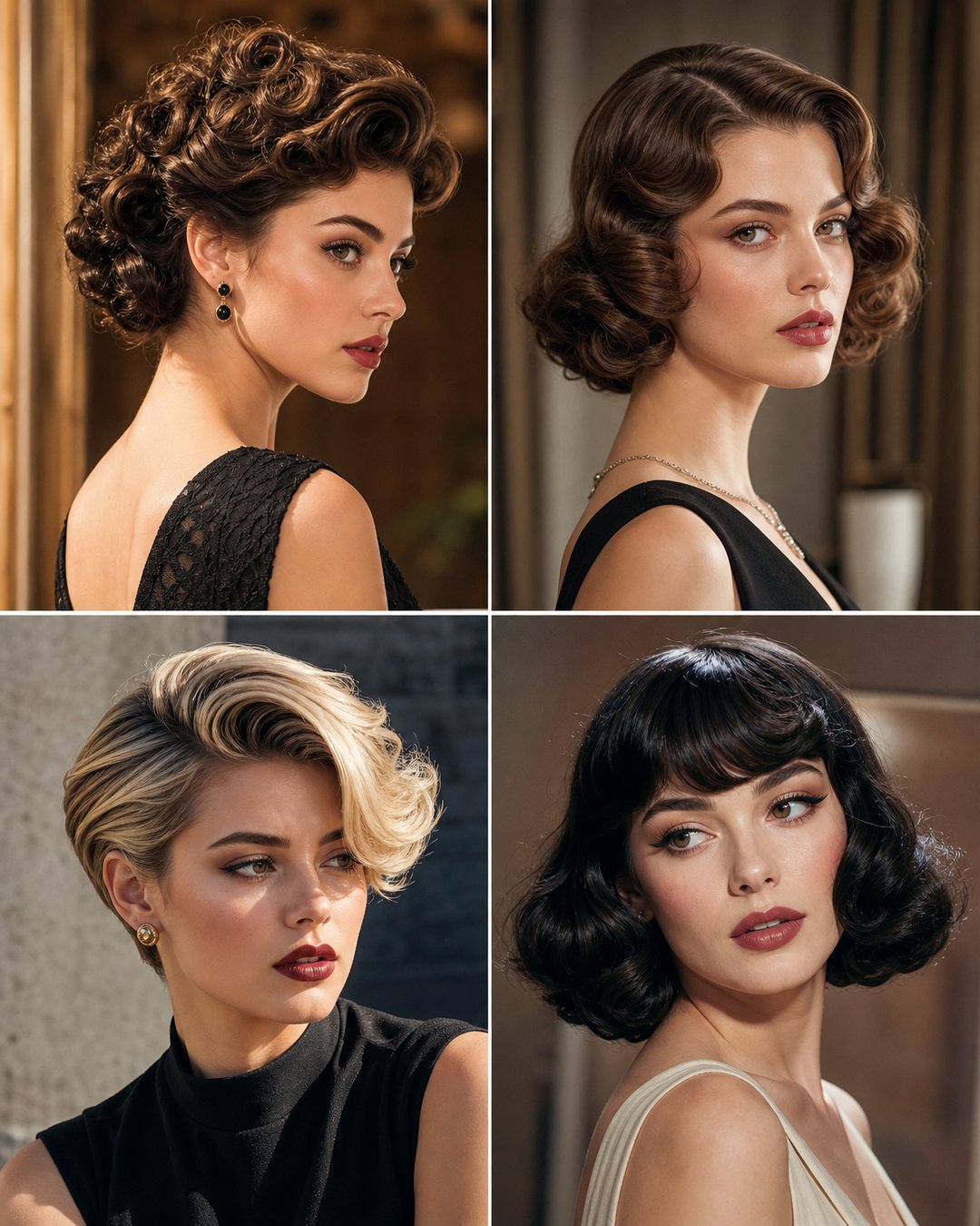 25 Old Hollywood Hairstyles for Short Hair Glam Looks