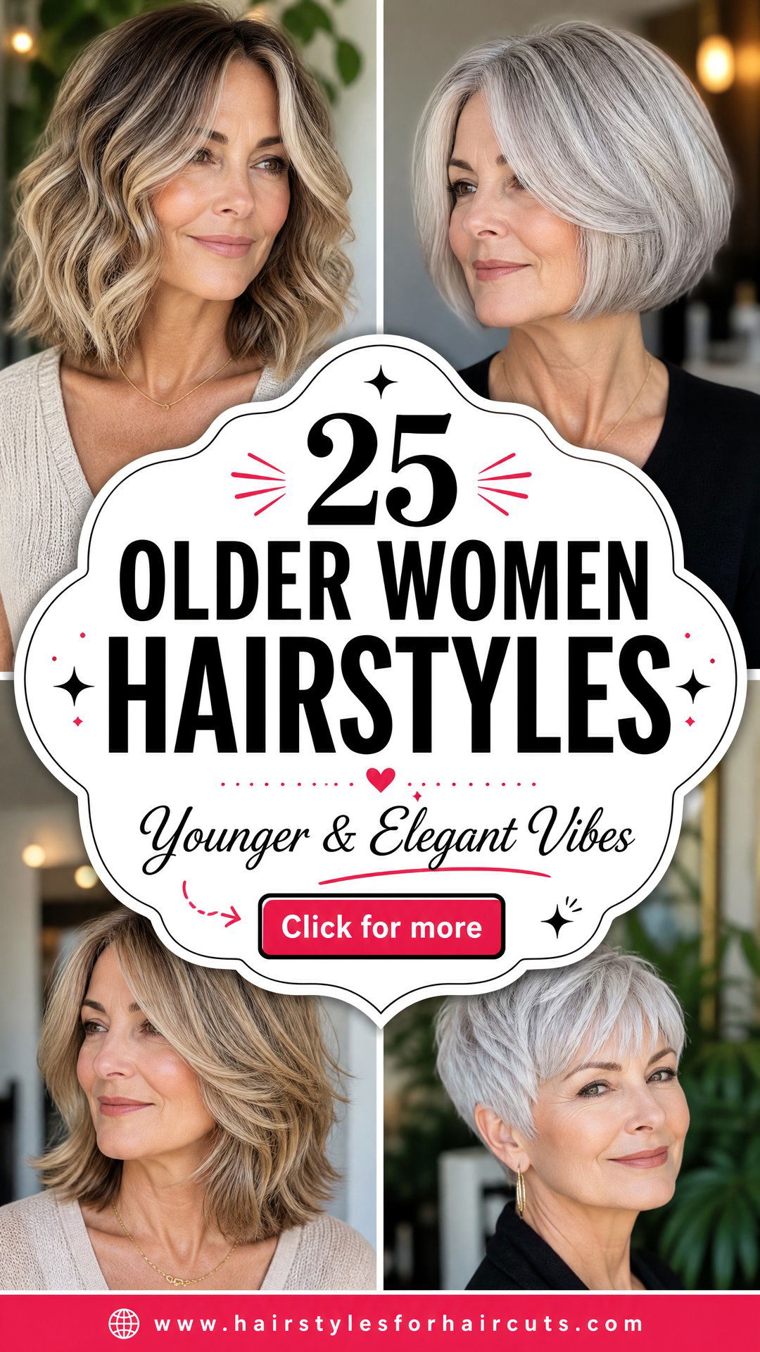 25 Older Women Hairstyles to Look Younger and Elegant - 25 Older Women Hairstyles to Look Younger & Elegant