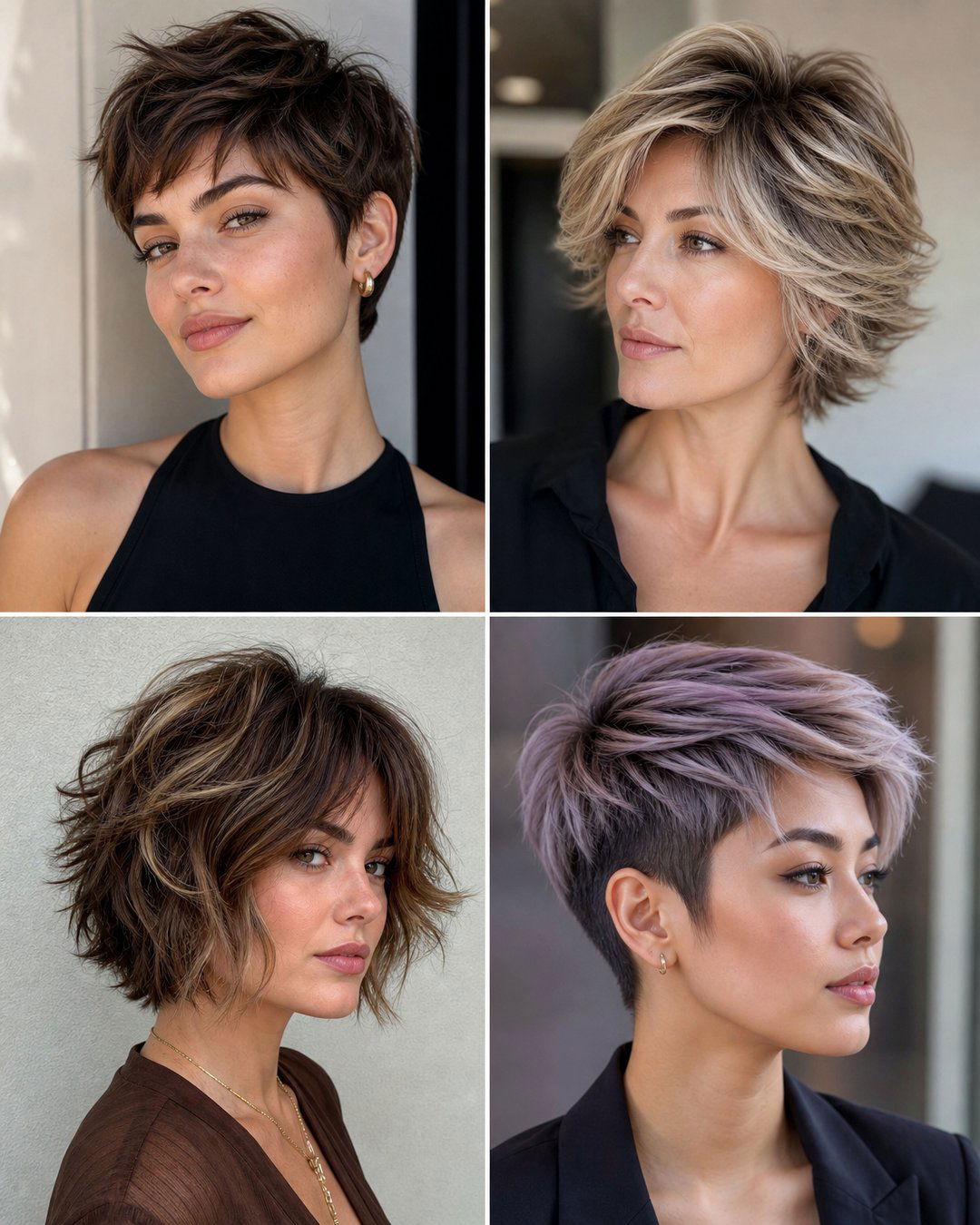 25 Oval Face Layered Short Hairstyles Chic and Trendy