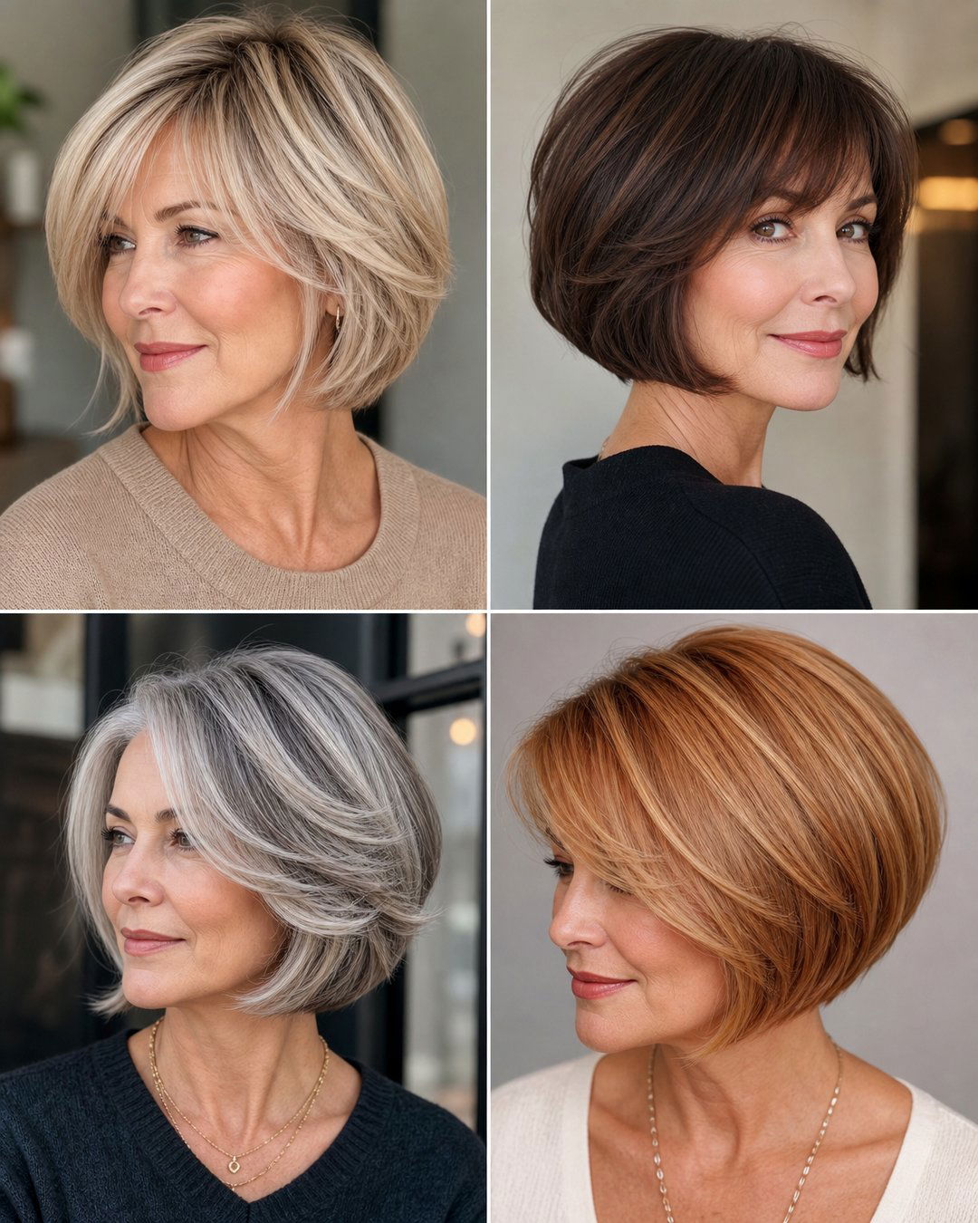 25 Over 50 Fine Hair Short Bob Haircuts Chic Ideas