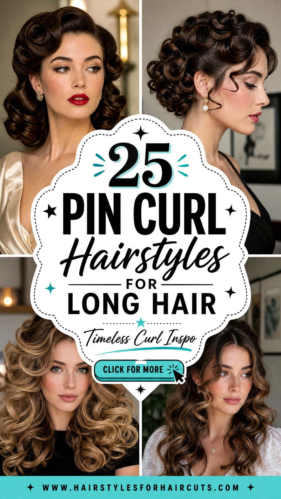 25 Pin Curl Hairstyles for Long Hair to Inspire You - 25 Pin Curl Hairstyles for Long Hair to Inspire You