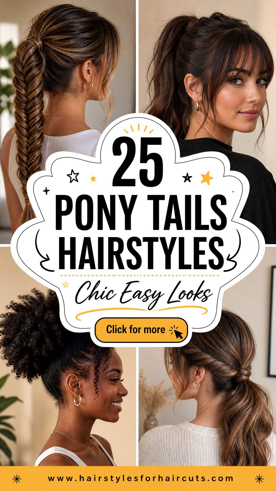 25 Pony Tails Hairstyles Chic and Easy Looks to Try - 25 Pony Tails Hairstyles: Chic & Easy Looks to Try