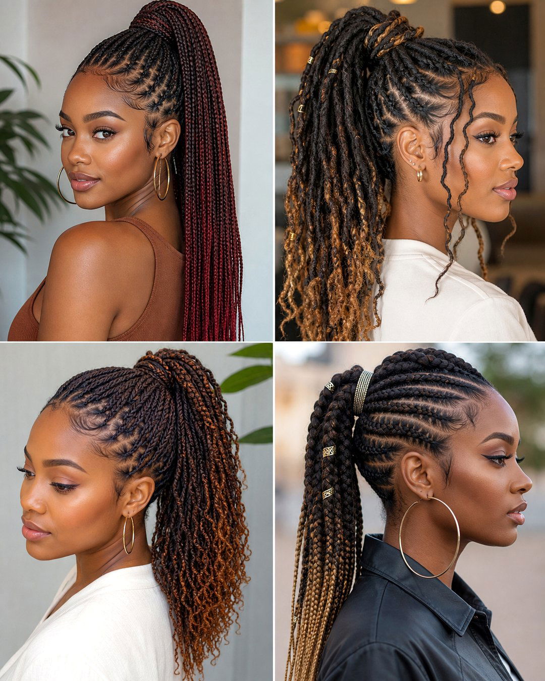25 Ponytail Hairstyles for Black Hair Chic and Trendy