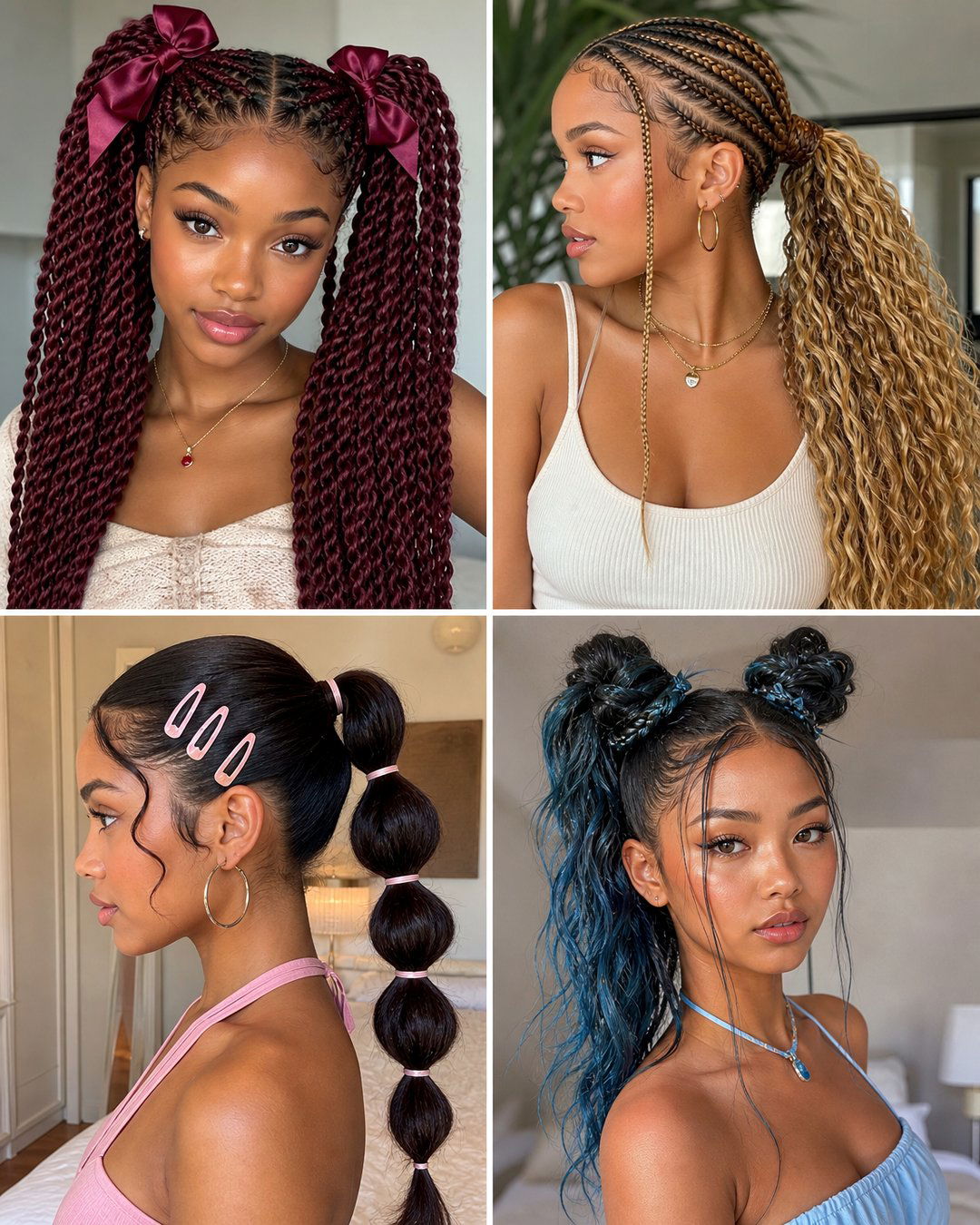 25 Ponytail Hairstyles for Black Hair Little Girl Cuties