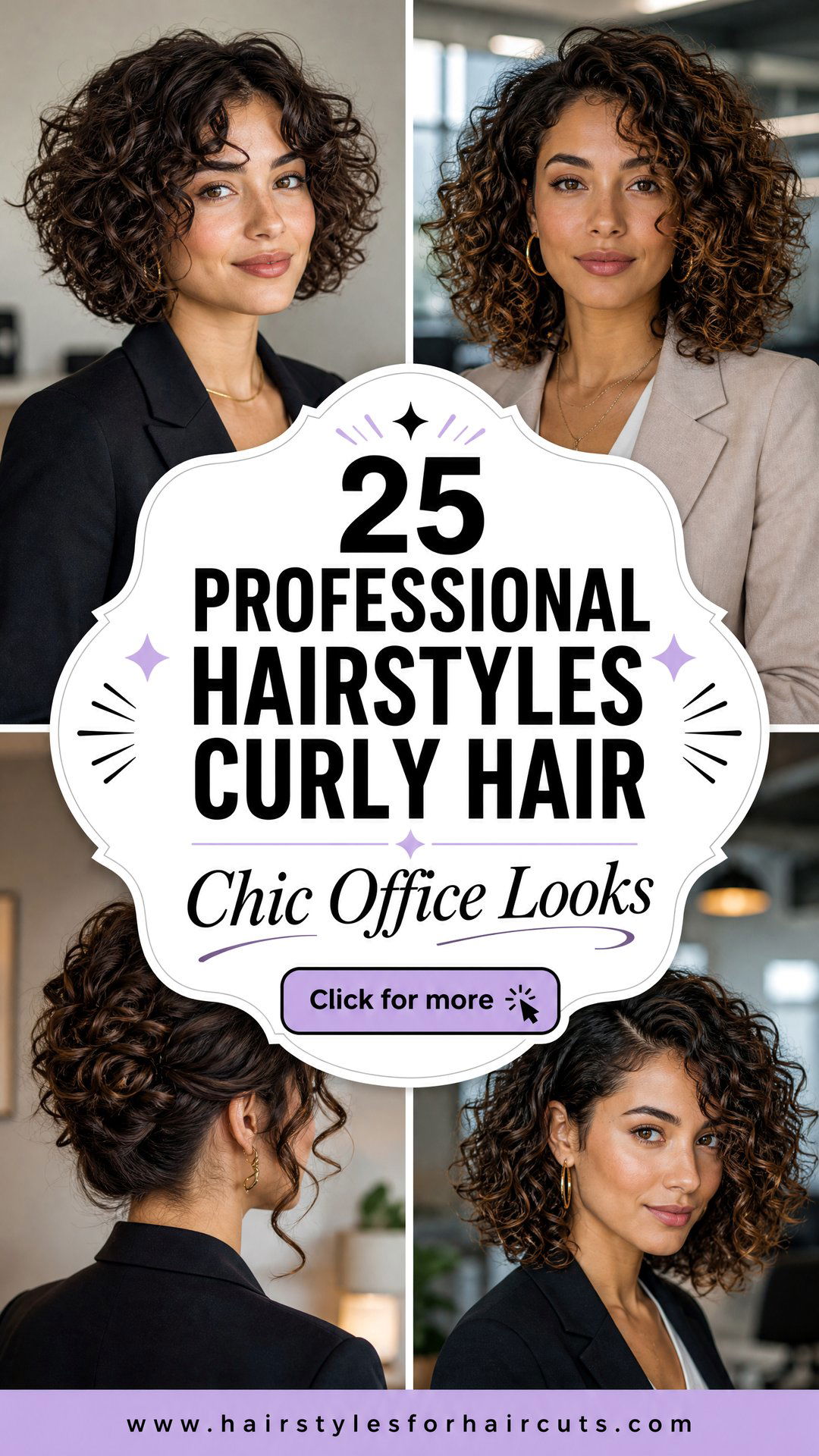 25 Professional Hairstyles Curly Hair Chic Office Looks - 25 Professional Hairstyles Curly Hair: Chic Office Looks