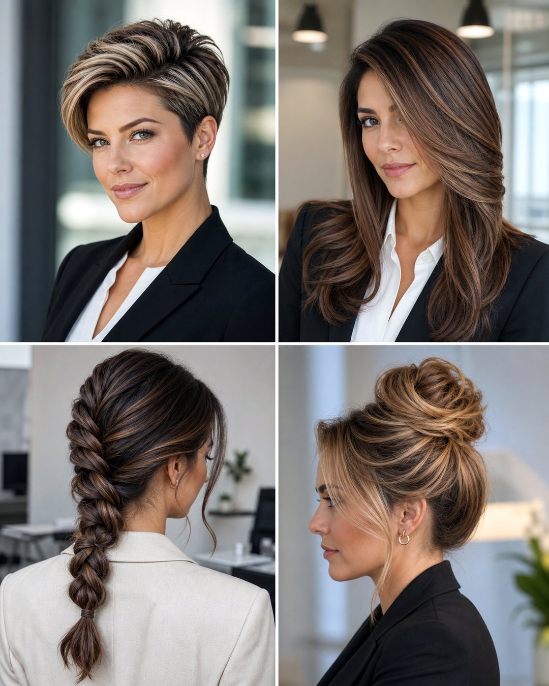 25 Professional Hairstyles Polished Looks for Work