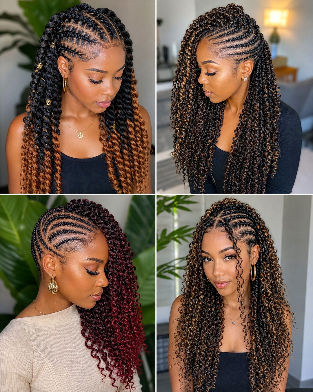 25 Protective Hairstyles Cornrow Natural Hair Twists
