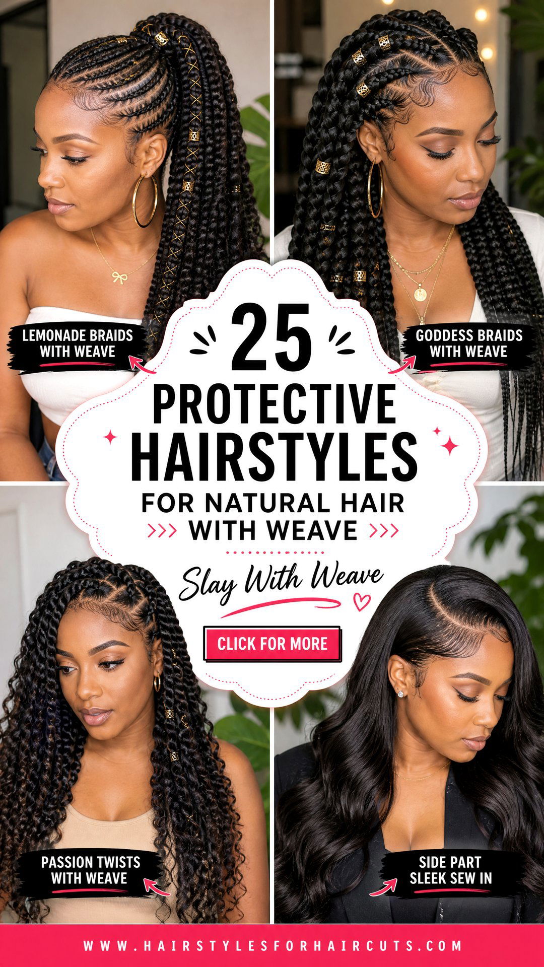 25 Protective Hairstyles for Natural Hair With Weave - 25 Protective Hairstyles for Natural Hair With Weave
