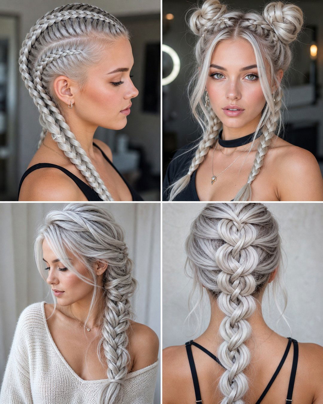25 Protective Hairstyles for White Hair to Try