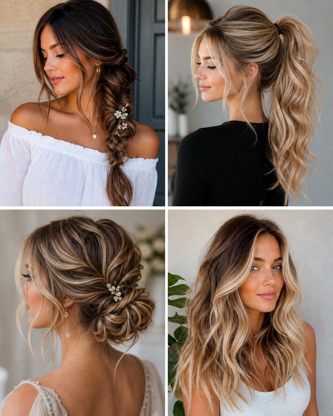 25 Quick Easy Hairstyles for Shoulder Length Hair