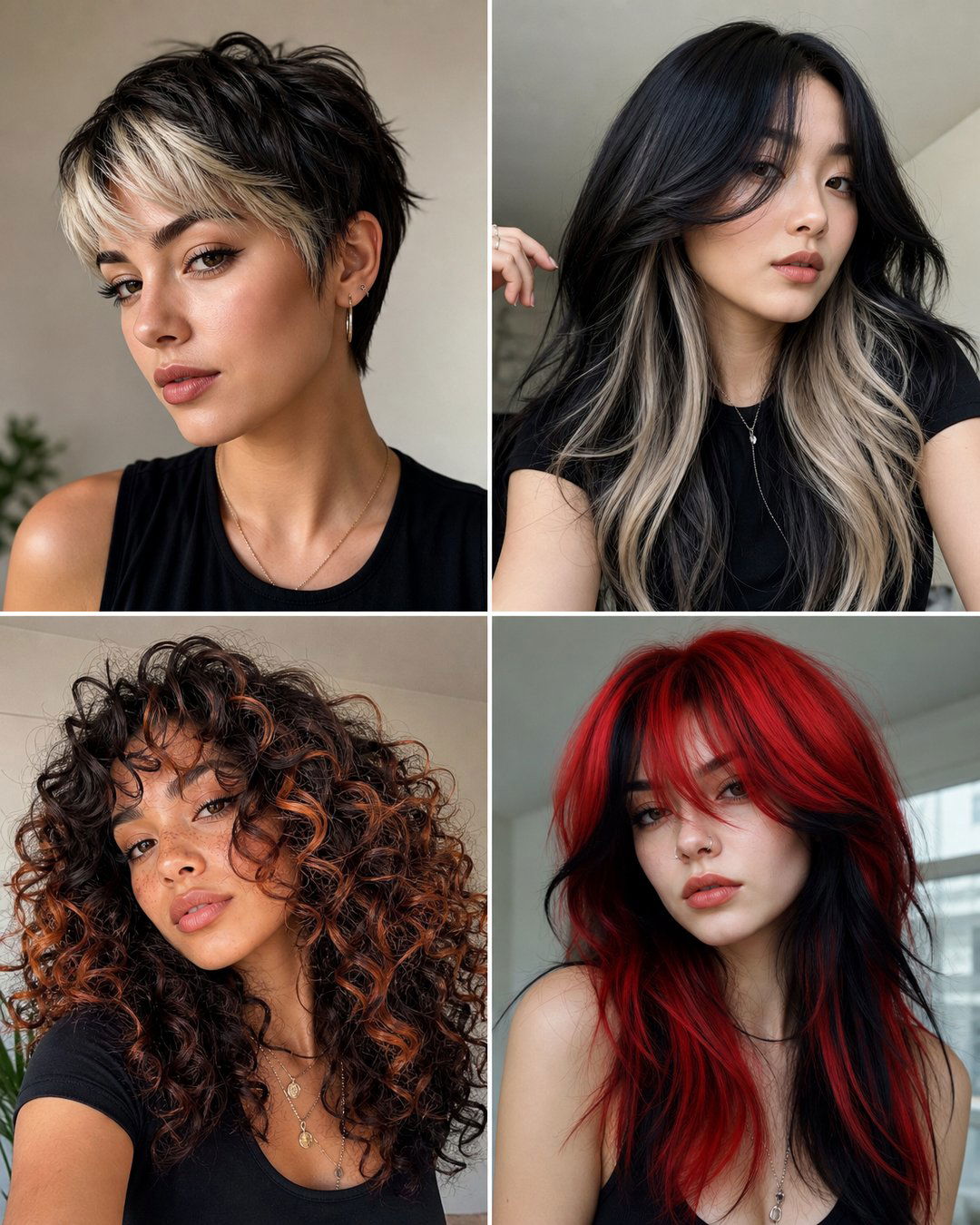 25 Racoon Hairstyles for a Bold Two-Tone Look